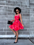 Corset dress "MARAKUJA A602" - PINK